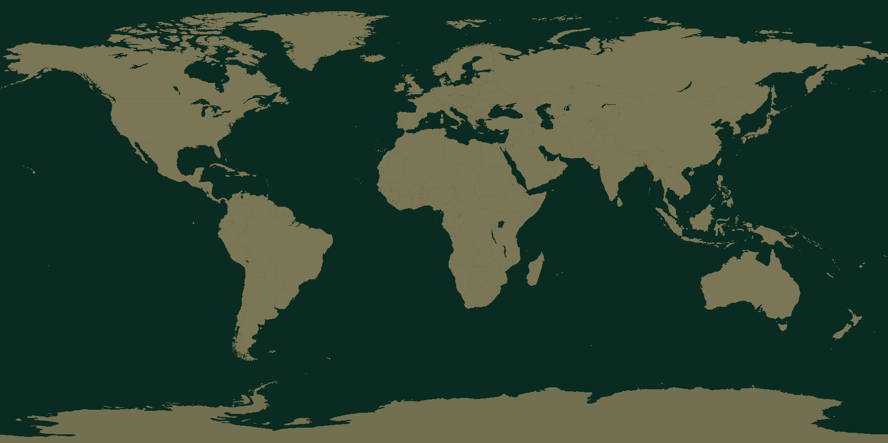 World map showing Novus Studios exhibition delivery locations — UAE, India, Europe, Japan and international markets